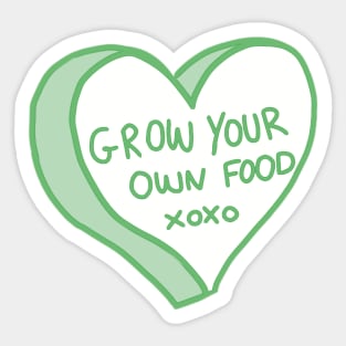 Grow Your Own Food Sticker